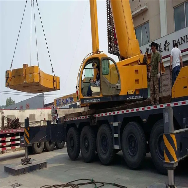 安龙当地吊车出租|机器吊装|75吨|工厂搬迁服务